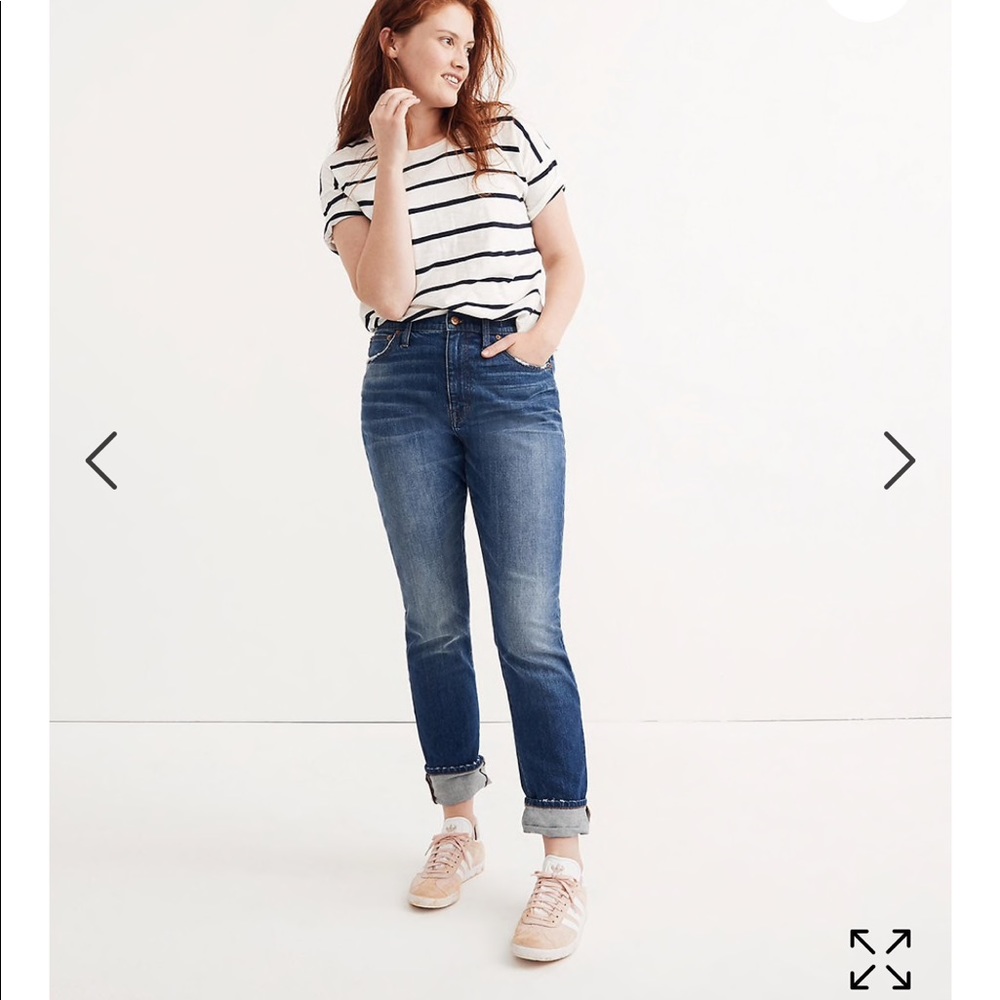 EUC high rise slim boyjean